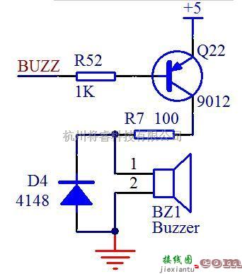 控制电路中的单片机蜂鸣器控制程序和驱动电路  第1张