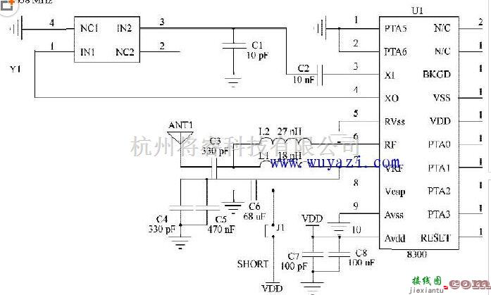 工矿安全电路中的智能汽车安全防盗系统电路图  第1张