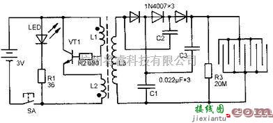 防害中的一种电子灭蚊电路的设计方法  第1张