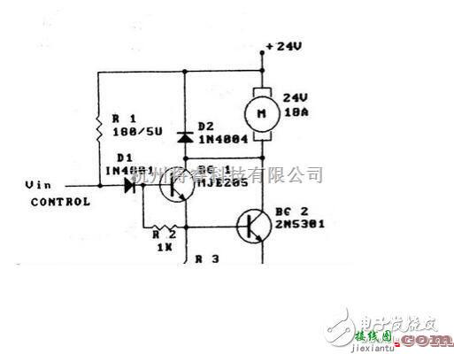 电源电路中的电机驱动电路的作用与电路原理图  第1张