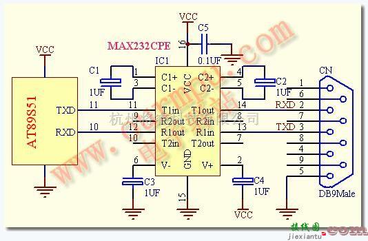 单片机制作中的RS-232电平转换芯片及电路  第2张