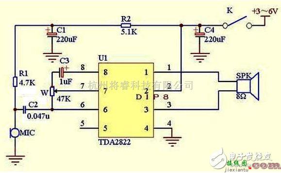 几款经典简单的声卡话筒功放电路分析  第2张