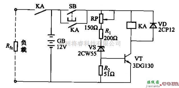 电源电路中的蓄电池放电保护器电路  第1张