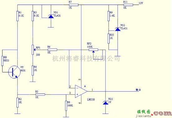 控制电路中的感知系统传感电路图  第1张