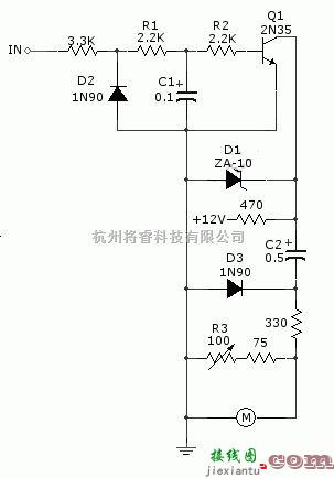 仪器仪表中的晶体管转速计原理图  第1张