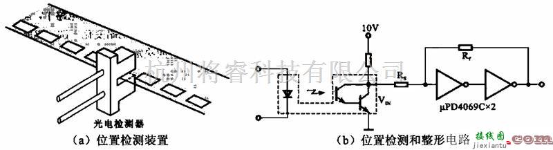 传感器电路中的光电位置检测的装置电路  第1张