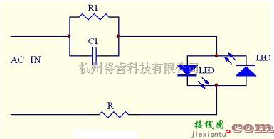 LED电路中的电容降压驱动LED电路  第1张