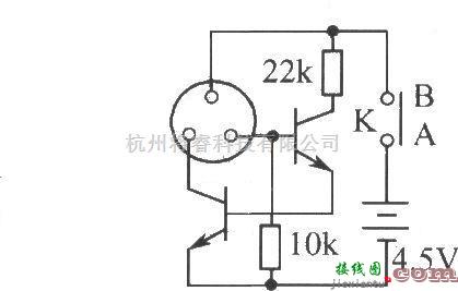 光电电路中的激光电筒电路图  第1张