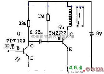 继电器控制中的探测器中的驱动继电器电路图  第1张