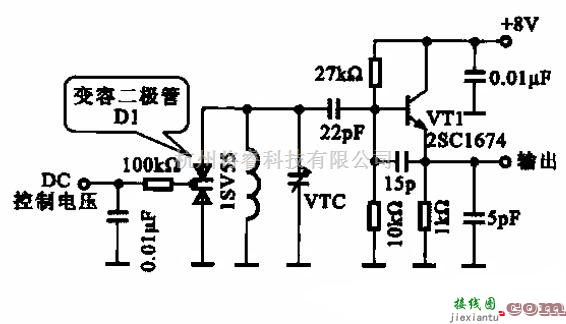 模拟电路中的采用变容二极管的低失真振荡电路  第1张