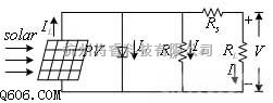 电源电路中的光伏电池的等效电路图  第1张