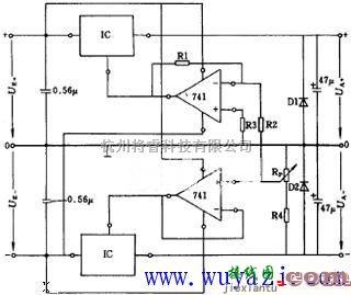 逆变电源中的实现正负电压可同时调的稳压电路图  第1张