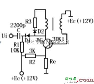 振荡电路中的一款自激间歇振荡电路图  第1张