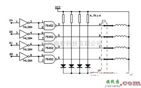 电机控制专区中的步进电机及其驱动原理电路图  第1张