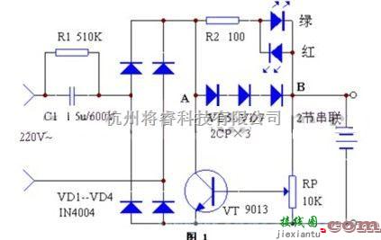 电源电路中的适用于12V电池的恒压限流充电器电路图  第1张