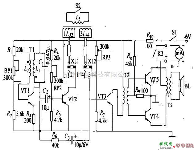 仪器仪表中的多功能电机短路故障测量仪电路图  第1张