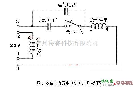 电机控制专区中的单相电机电容接线电路图  第5张