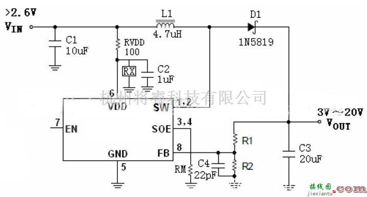 稳压电源中的高性能的GS1662应用电路  第1张