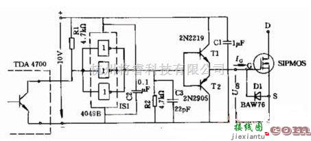 电子镇流器中的一款推挽电路图  第1张