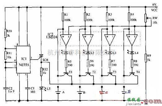 充电电路中的全自动脉冲充电电路图  第1张