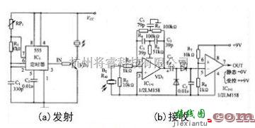 超声波遥控中的一款超声波遥控发射/接收电路图  第2张