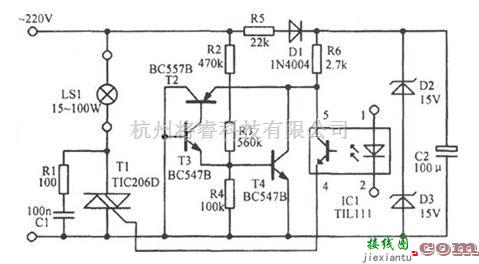 稳压电源中的大功率led降压稳压电源电路图  第1张