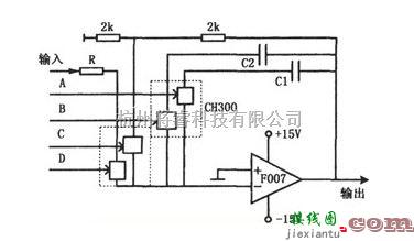 自动控制中的一款多功能的可控积分器电路图  第1张