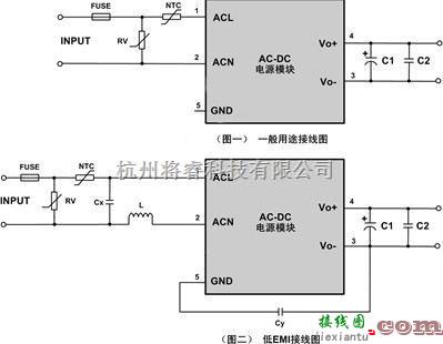 电源电路中的微功率AC-DC的典型应用电路  第1张