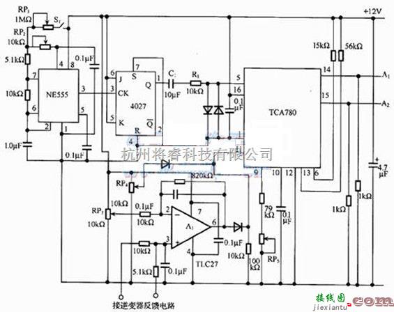 电源电路中的TCA780逆变器PWM控制电路图  第1张