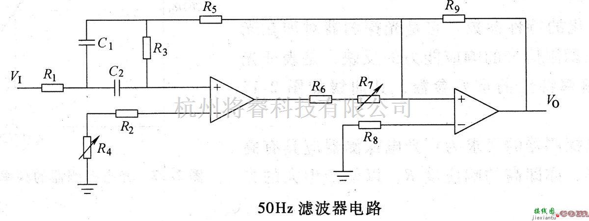 基础电路中的50Hz滤波器电路  第1张