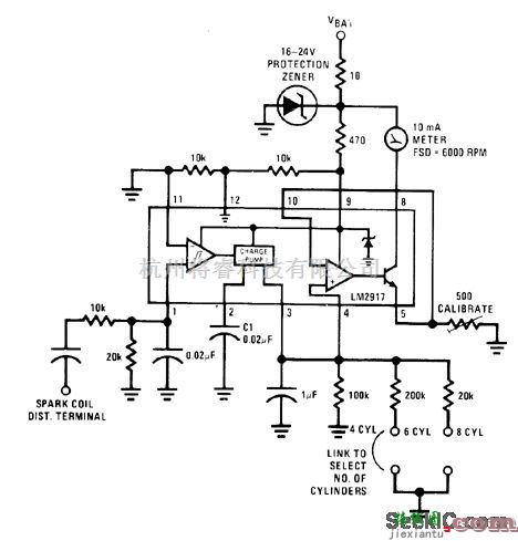仪器仪表中的火花线圈转速计电路  第1张