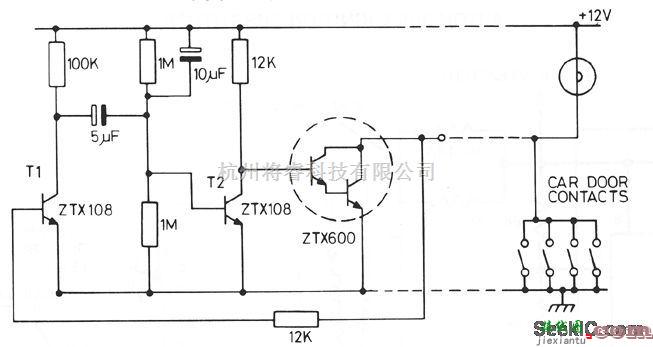 开关电路中的灯延时开关电路  第1张