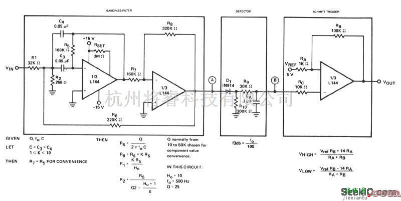 检测电路中的500Hz音调检测器
  第1张
