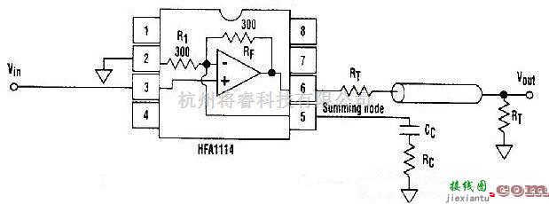 控制电路中的视频驱动器原理图  第1张