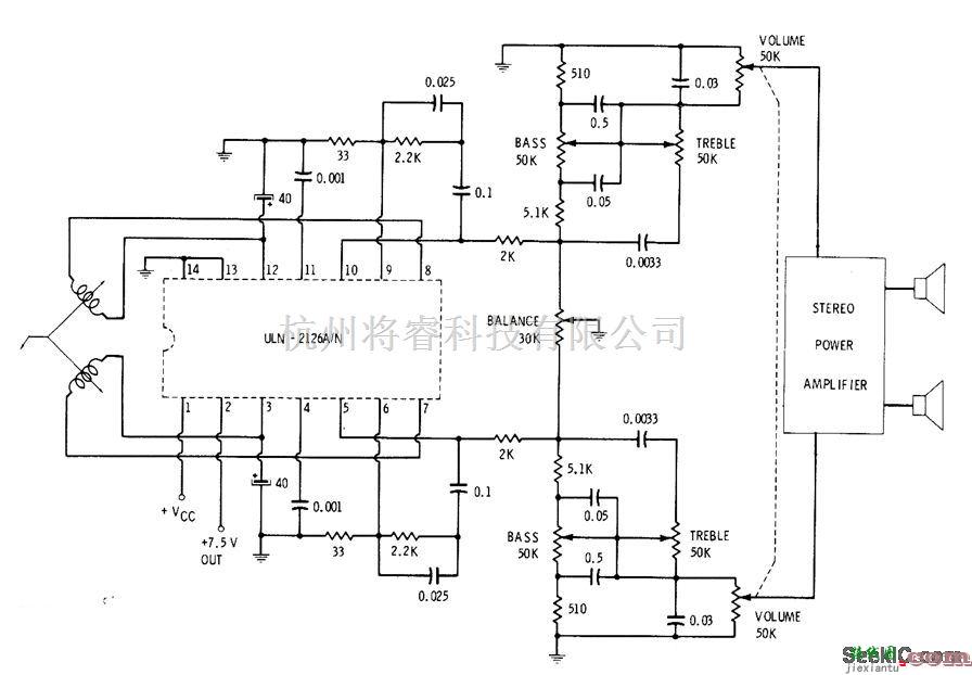 线性放大电路中的立体声磁拾音器前置放大器
  第1张