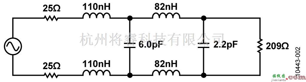 基于ADL5565和AD6657A的65MHz带宽接收机前端电路图  第2张