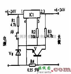 开关电路中的低压电器过流电子保护开关电路  第1张