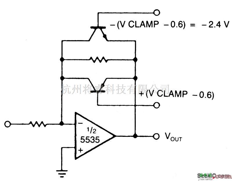线性放大电路中的有源钳位限幅放大器
  第1张