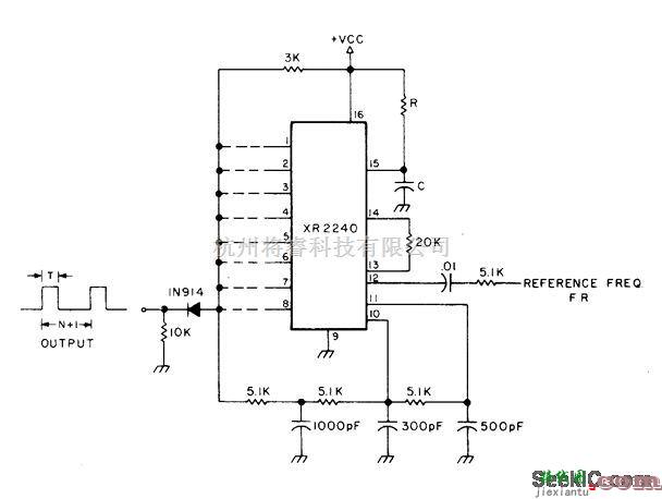 XR2240 XYNTHESIZER 电路  第1张