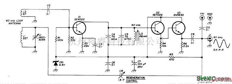 线性放大电路中的60kHz WWVB前置放大器
  第1张