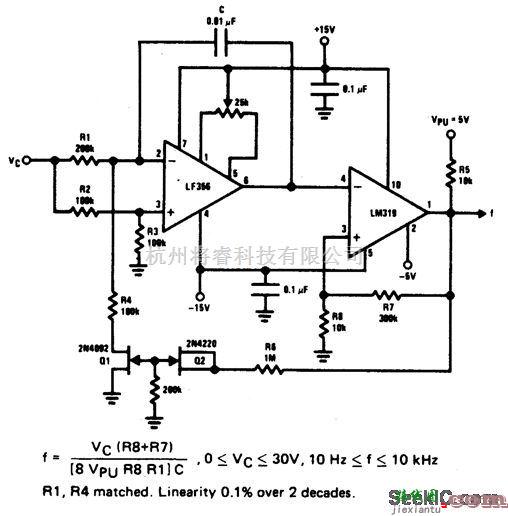 信号产生中的寿命为30年的压控振荡器电路  第1张