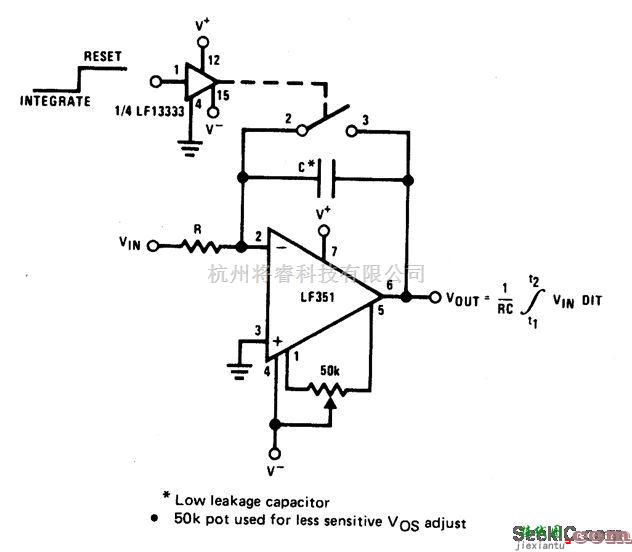 基础电路中的长时间积分器电路  第1张