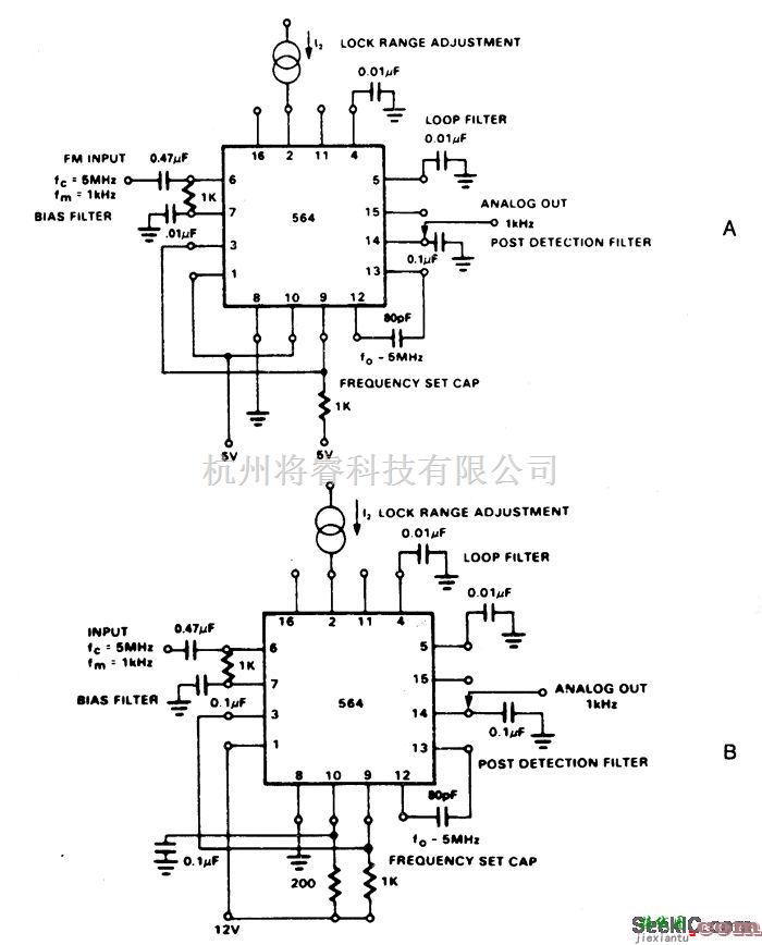 通信电路中的调频解调器电路  第1张