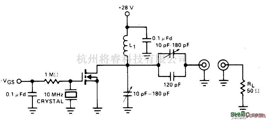 基础电路中的10MHz的晶体振荡器电路  第1张