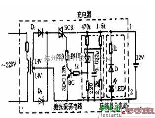 充电电路中的具有反接显示的充电电路  第1张