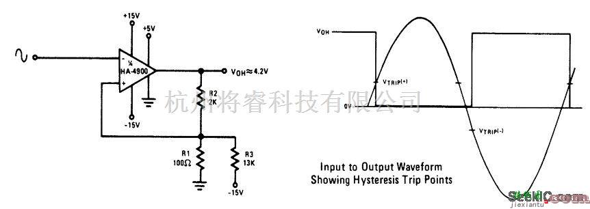 基础电路中的施密特触发（带有之后的过零探测器）  第1张