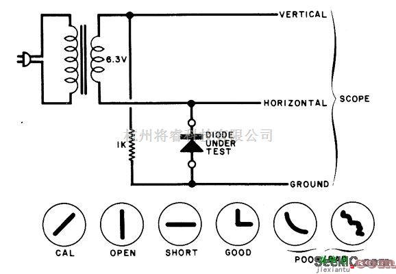 检测电路中的二极管测试电路  第1张