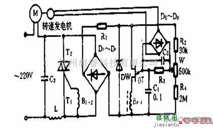 控制电路中的由双向可控硅与单结晶管组成的控制电路  第1张