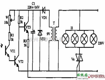 电源电路中的高塔指示灯电路  第1张