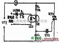 电源电路中的电话振铃指示灯电路  第1张